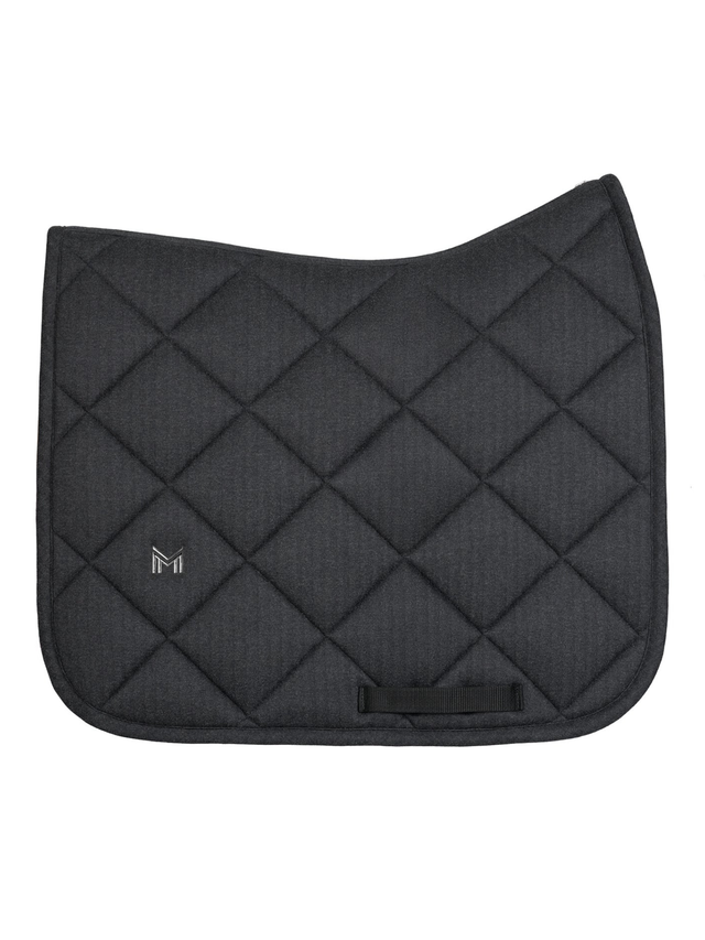 Maximilian Herringbone Dressage Saddle Pad Graphite