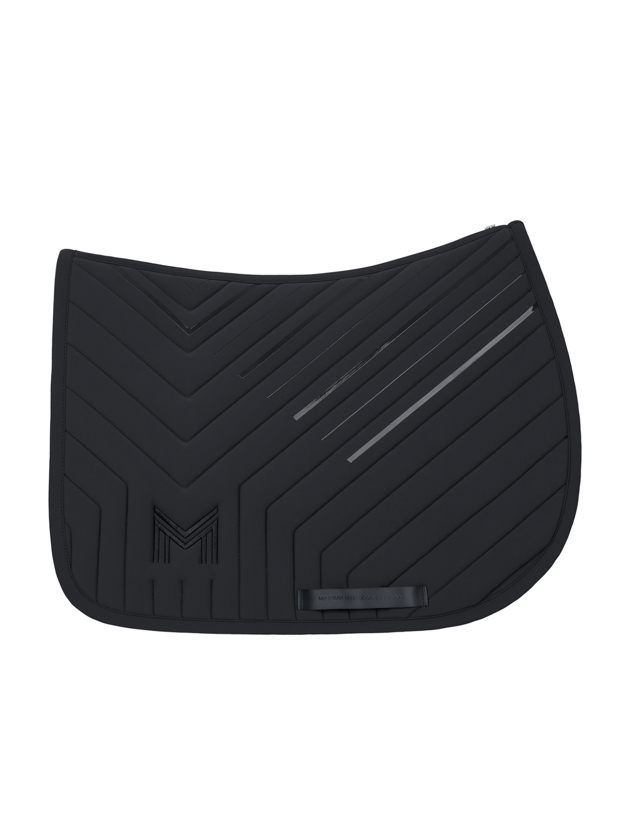 Maximilian Delta Jump Saddle Pad Black