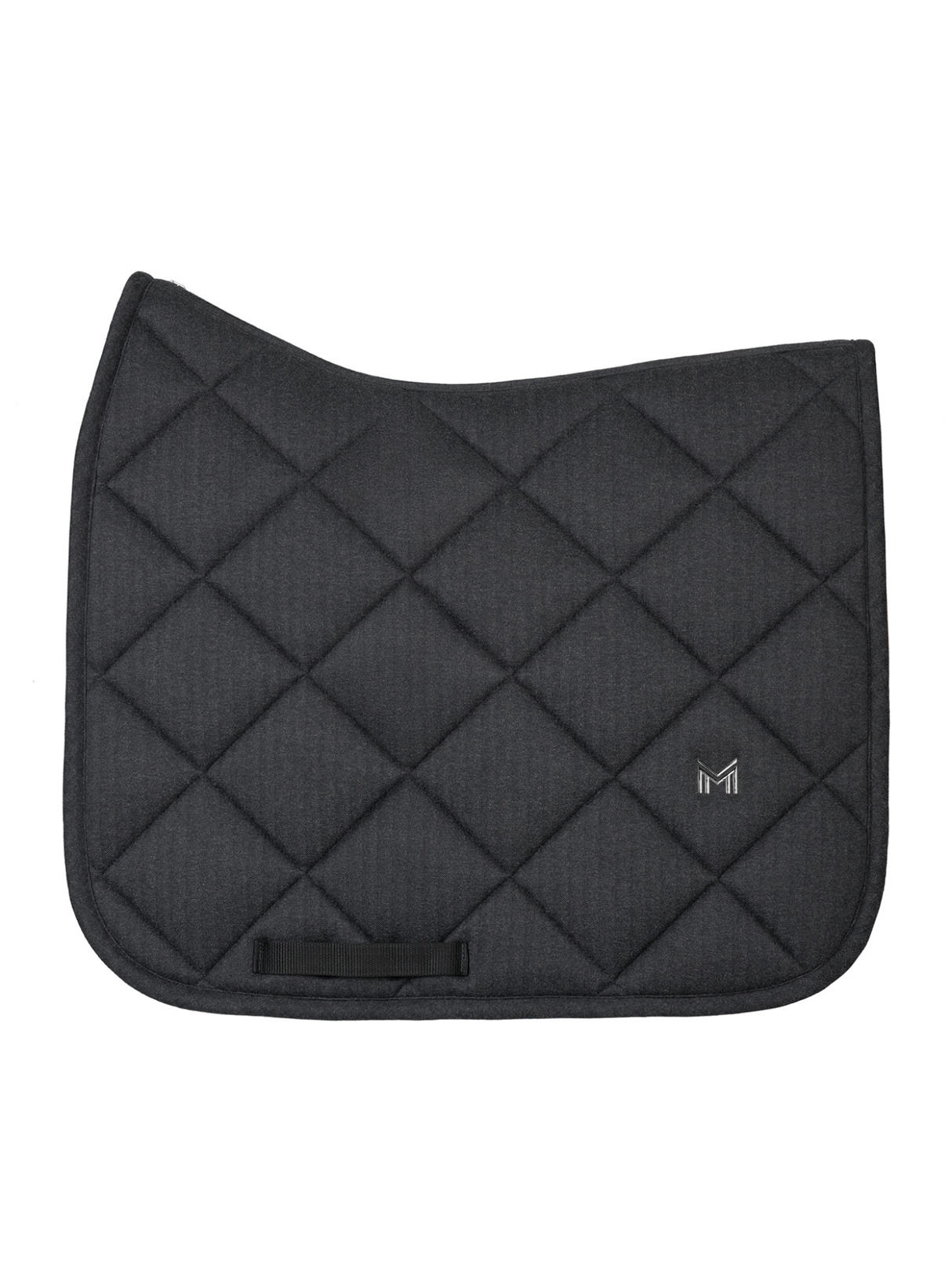 Maximilian Herringbone Dressage Saddle Pad Graphite