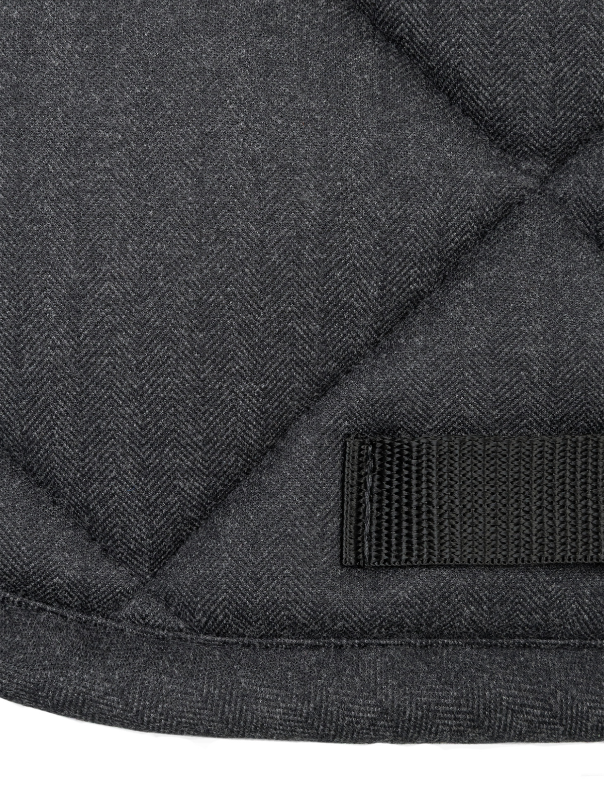 Maximilian Herringbone Jump Saddle Pad Graphite