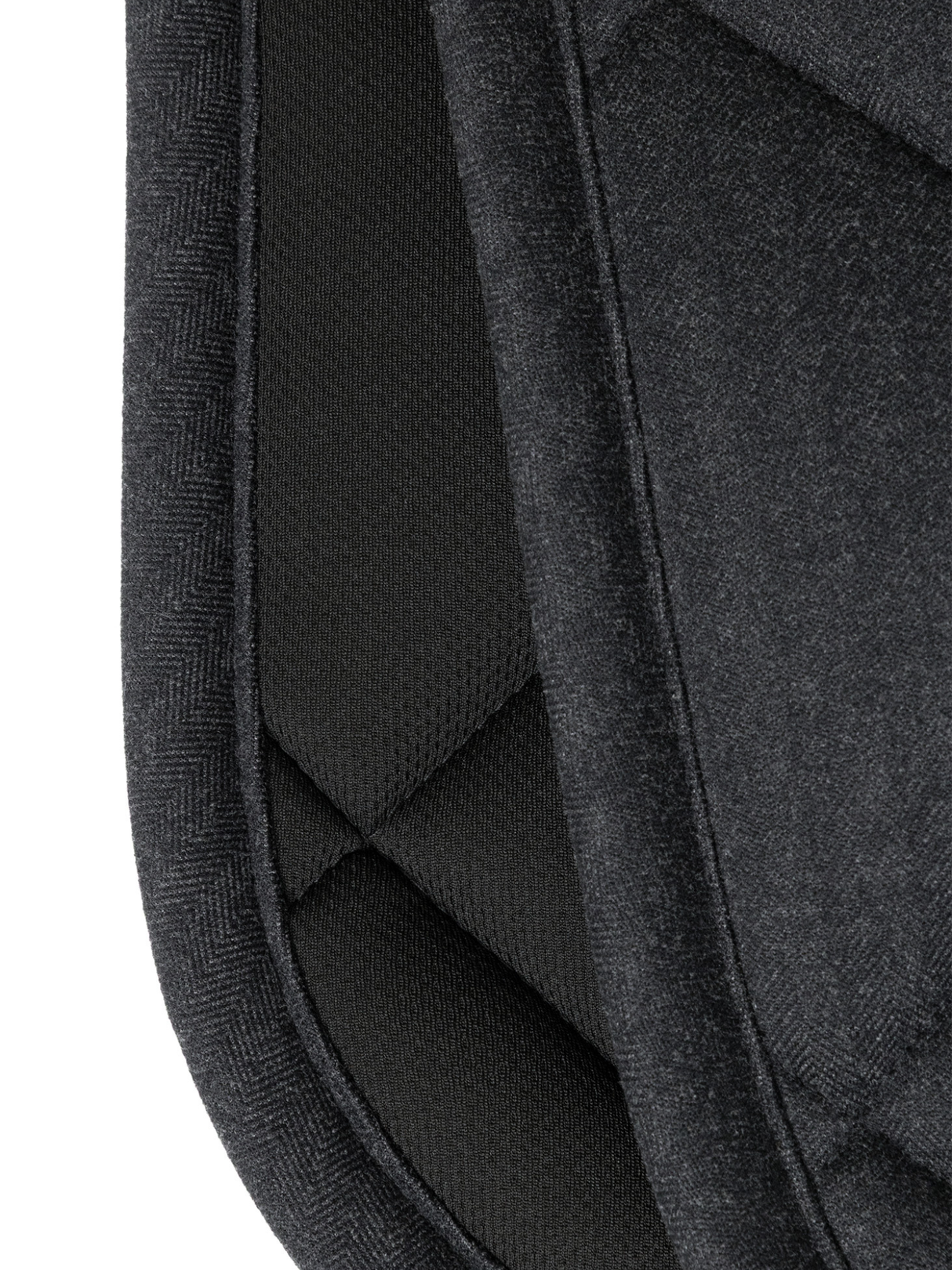 Maximilian Herringbone Jump Saddle Pad Graphite