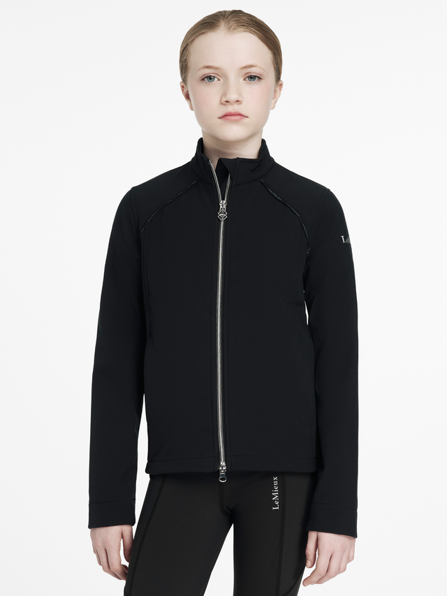 LeMieux Young Rider Soft Shell Jacket Black
