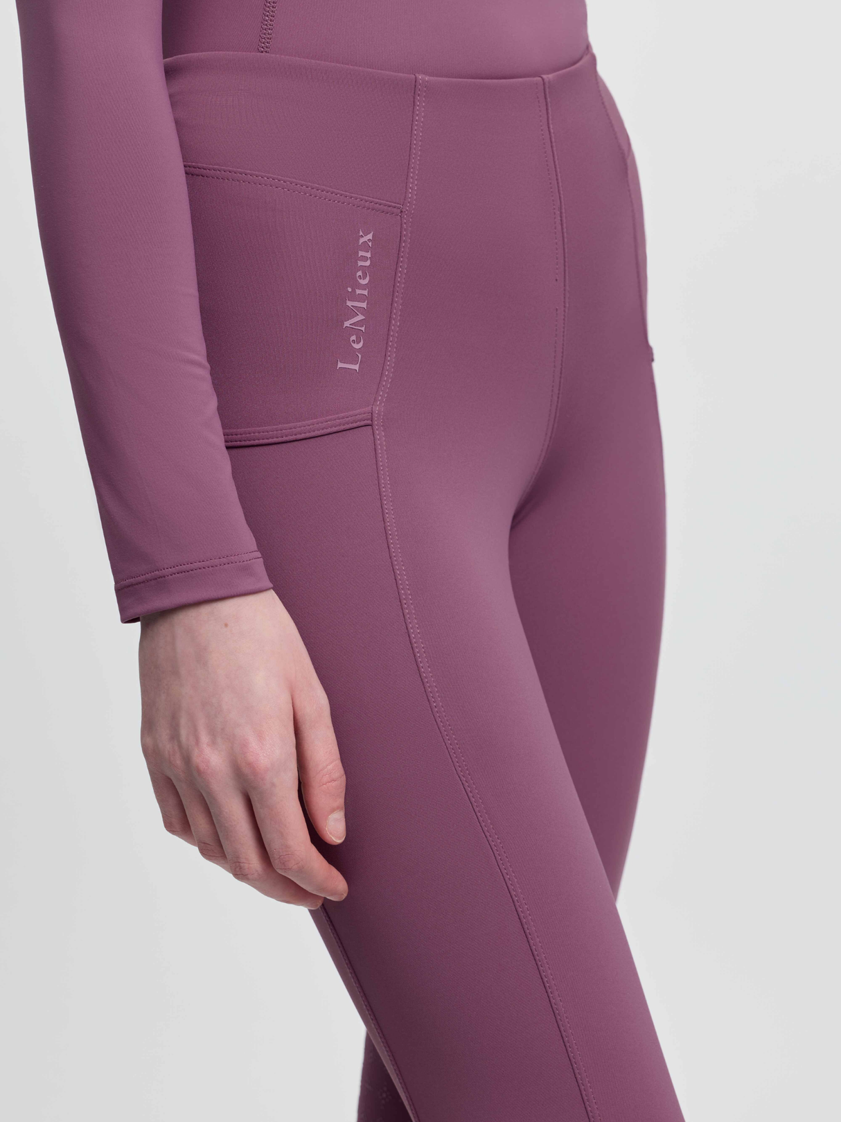 LeMieux Young Rider Orla Pull On Breeches Mallow