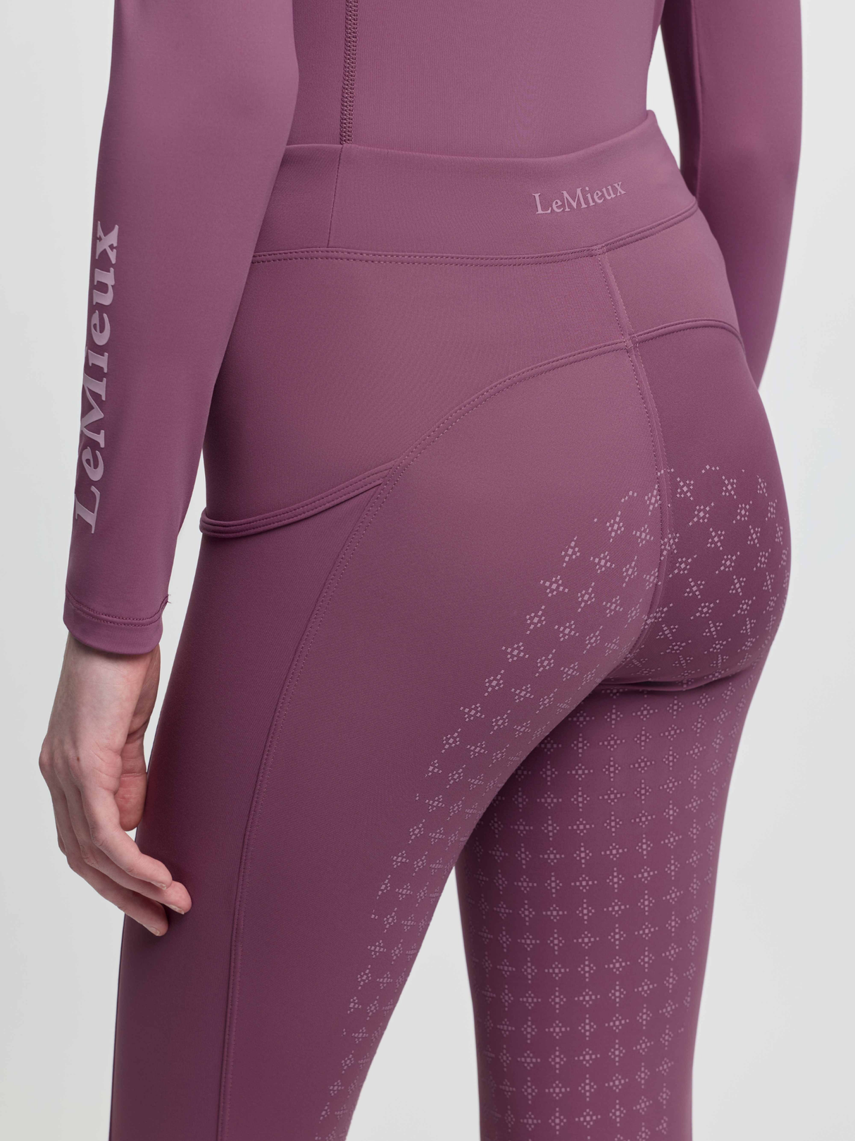LeMieux Young Rider Orla Pull On Breeches Mallow