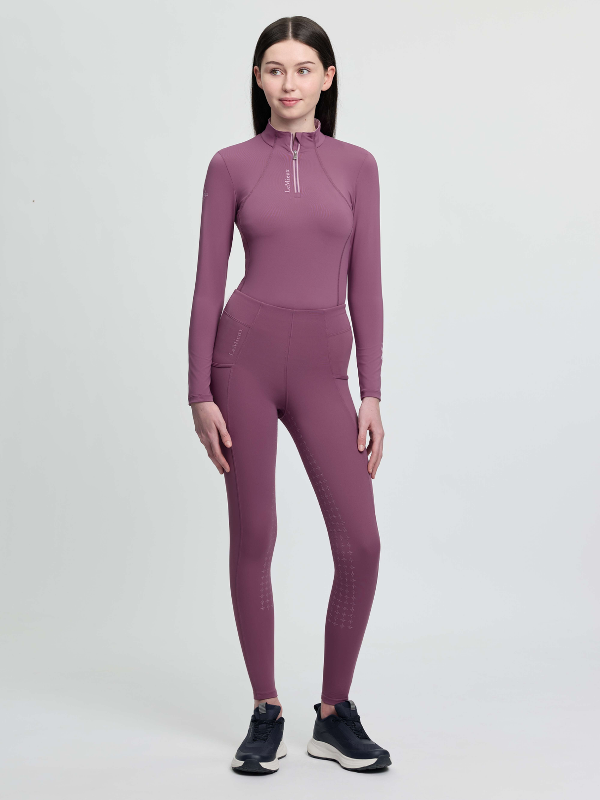 LeMieux Young Rider Orla Pull On Breeches Mallow