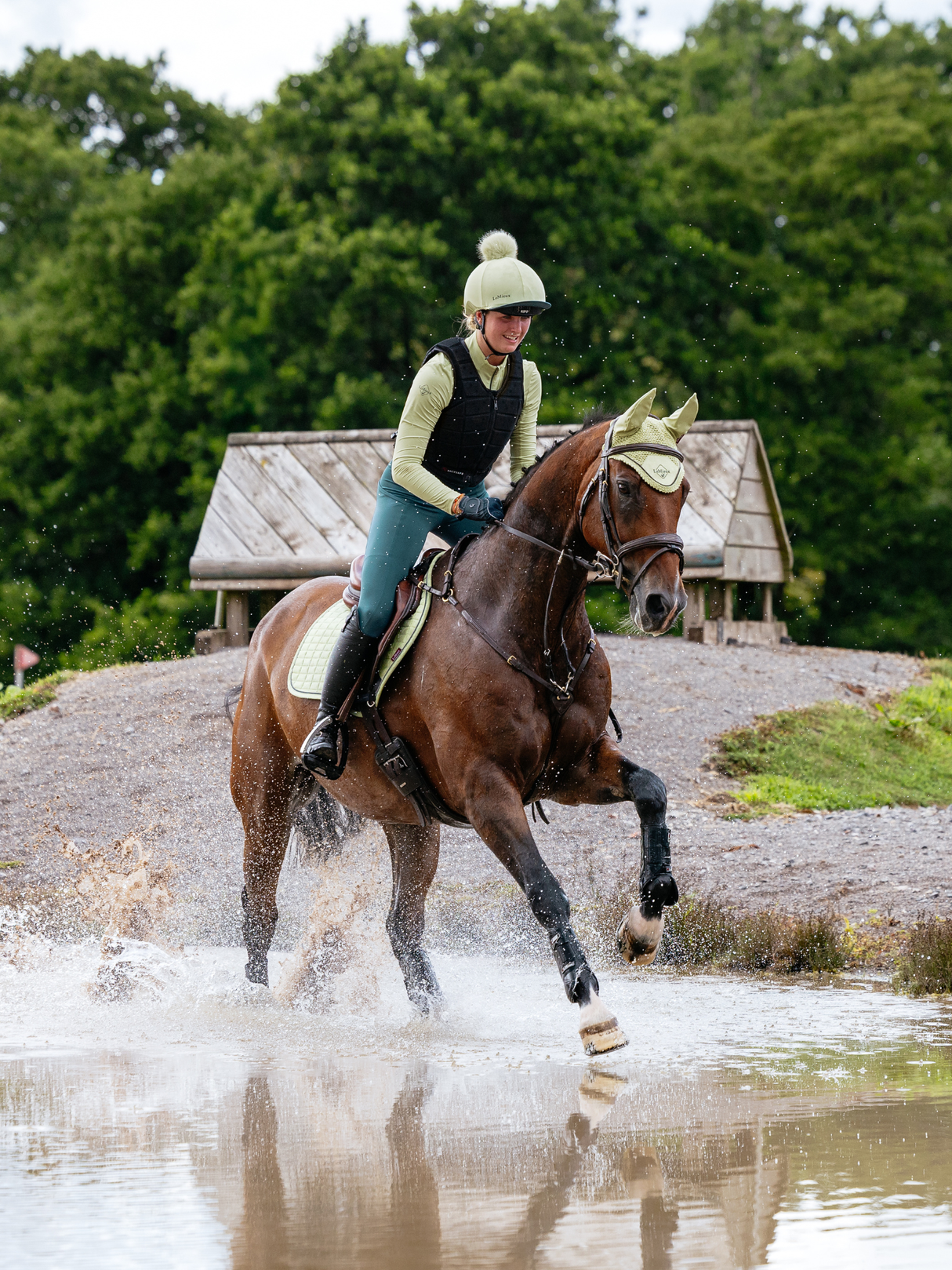 LeMieux Classique Pom Hat Silk Macaron