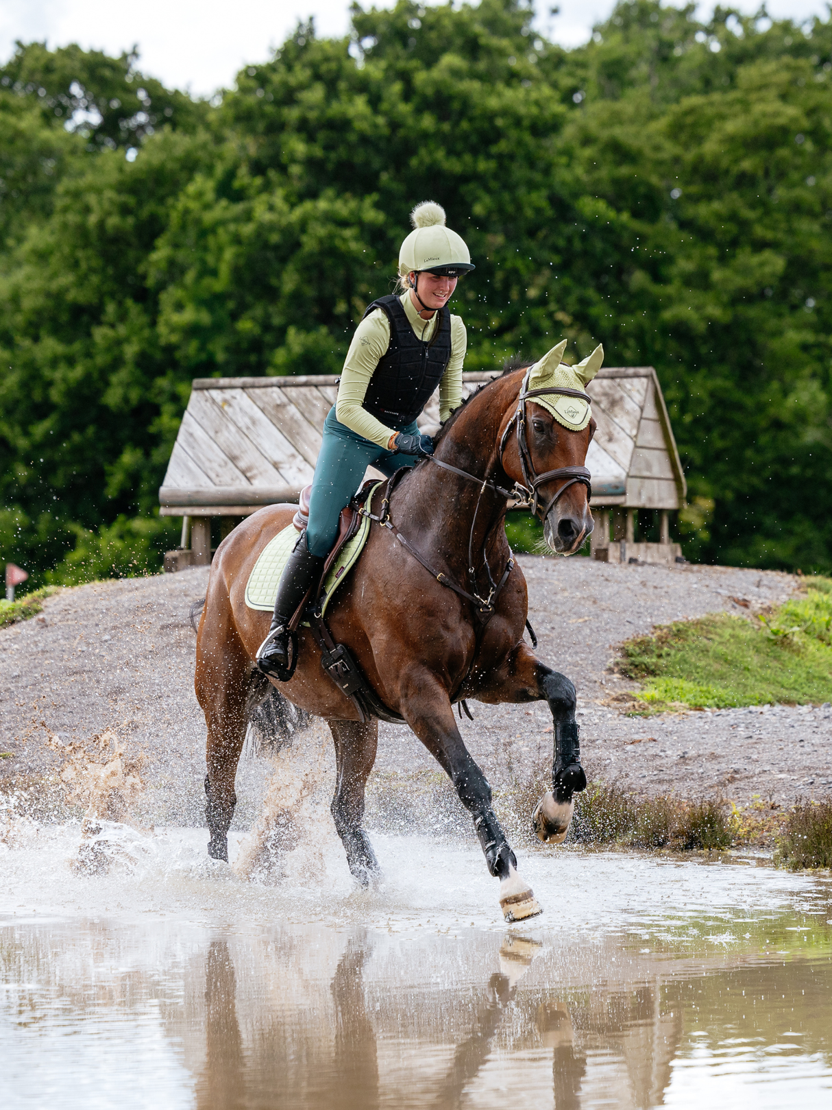 LeMieux Suede Close Contact Jump Saddle Pad Macaron