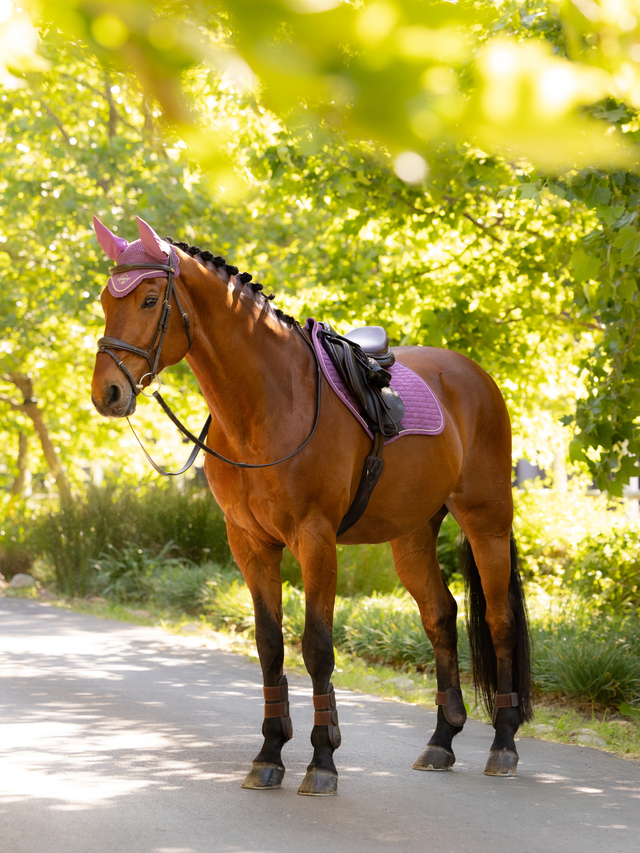 LeMieux Suede Close Contact Jump Saddle Pad Mallow