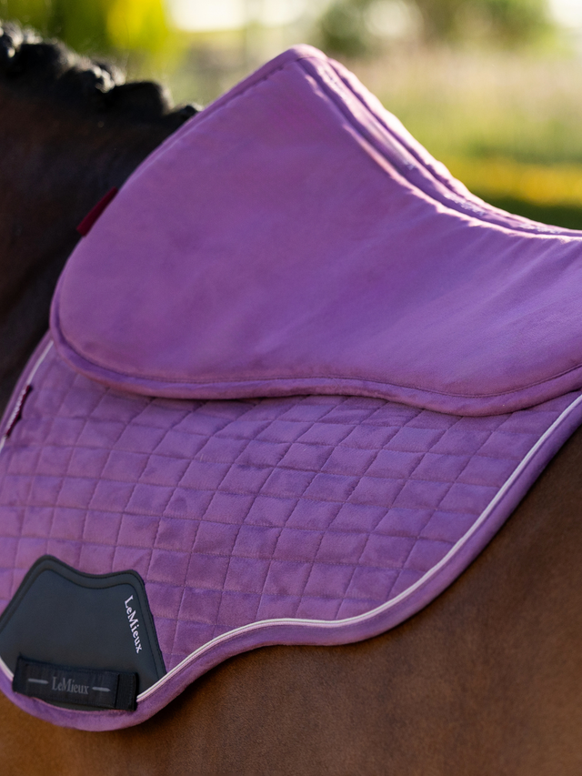 LeMieux Suede Half Pad Mallow