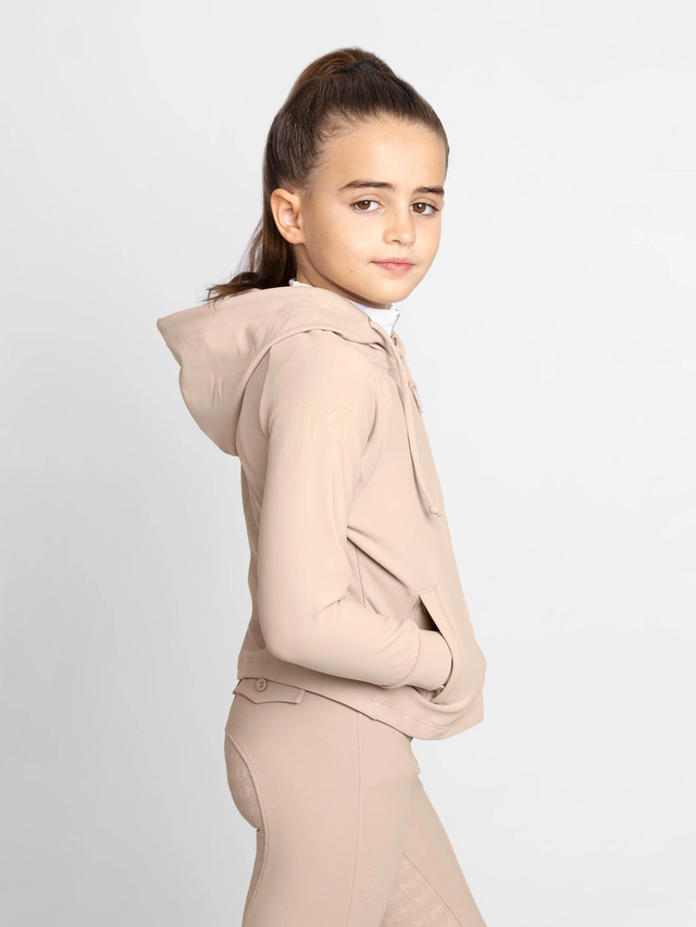 Maximilian Young Rider Reflection Zip Hoodie Beige