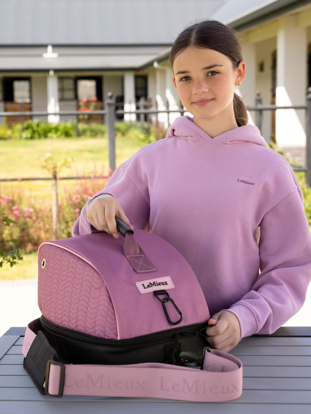 LeMieux Hat Box Mallow