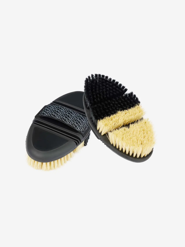LeMieux Flexi Half & Half Finishing Brush Black