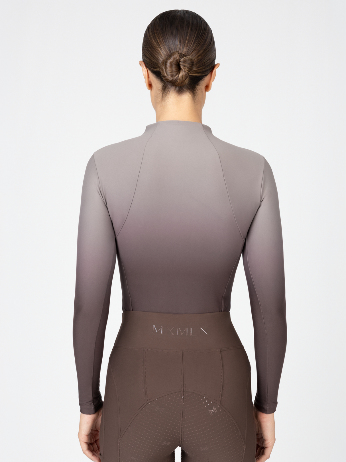 Maximilian Ombré Long Sleeve Base Layer Mocha