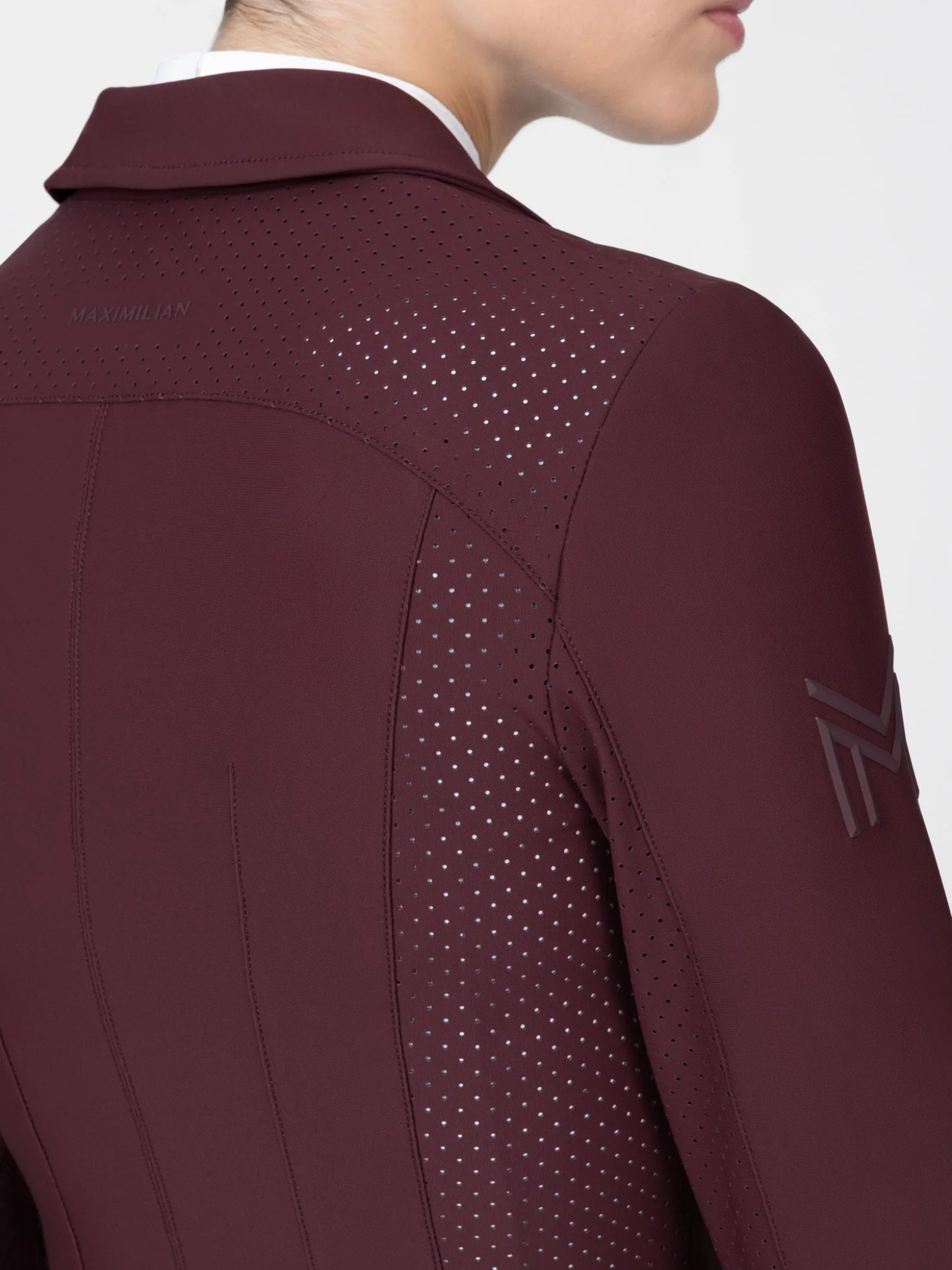 Maximilian Aura Show Jacket Burgundy