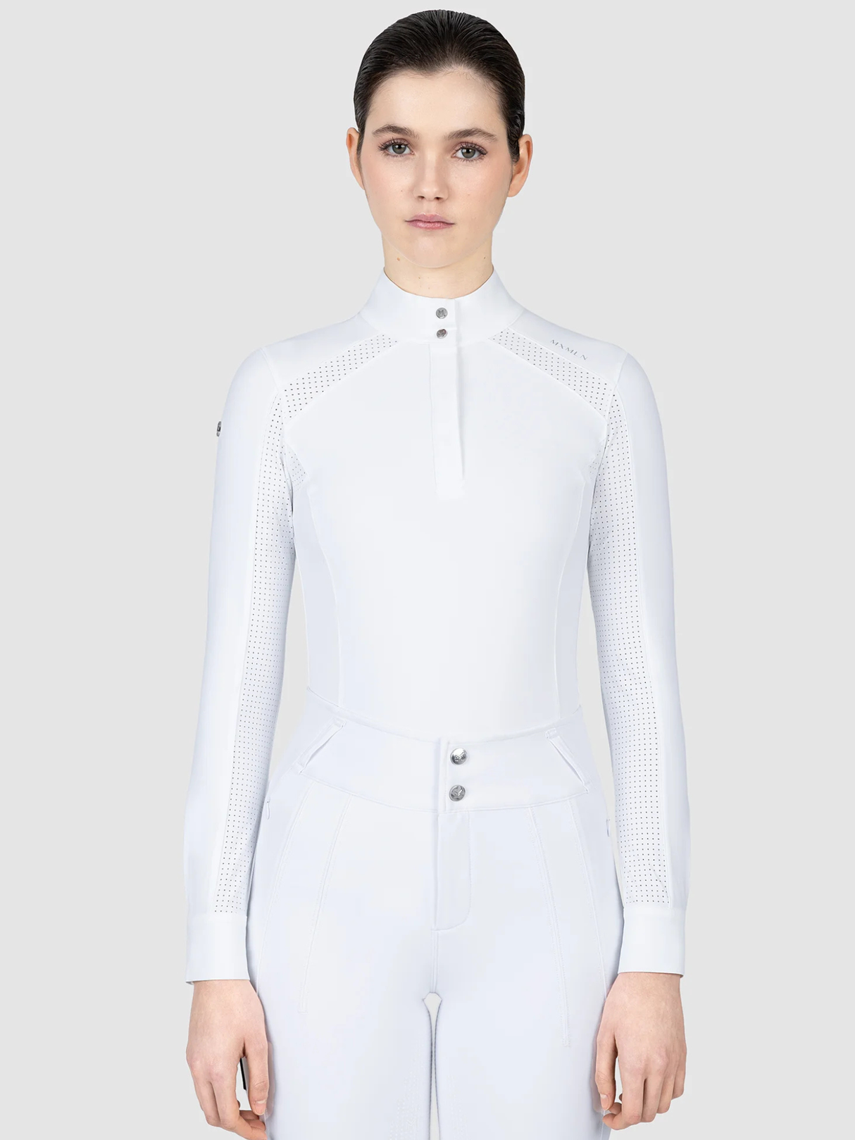 Maximilian Aveen Long Sleeve Show Shirt White