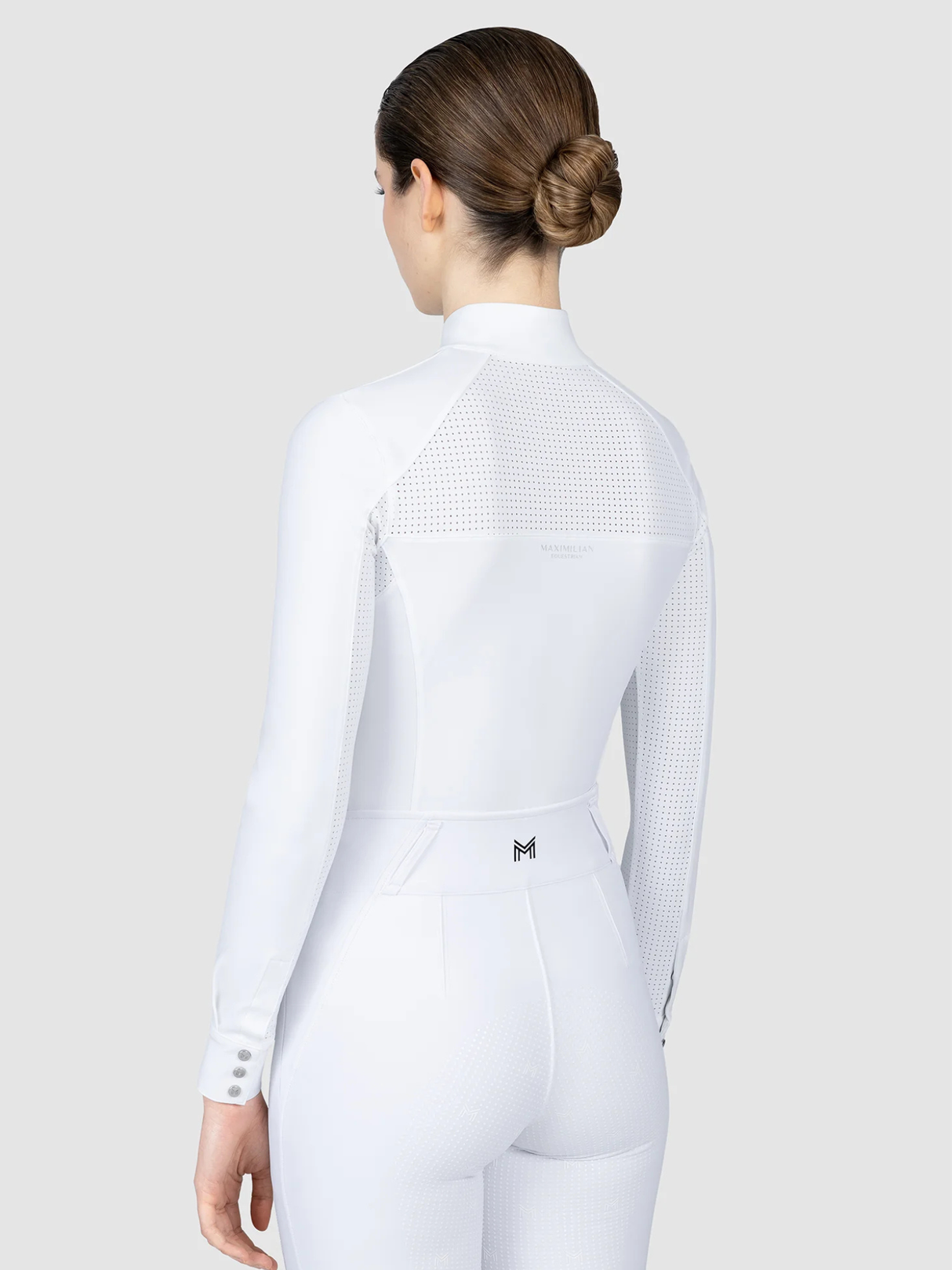 Maximilian Aveen Long Sleeve Show Shirt White