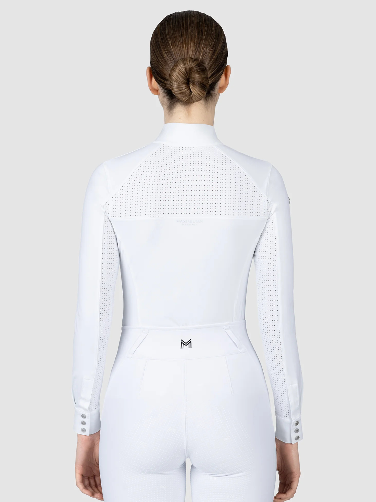 Maximilian Aveen Long Sleeve Show Shirt White