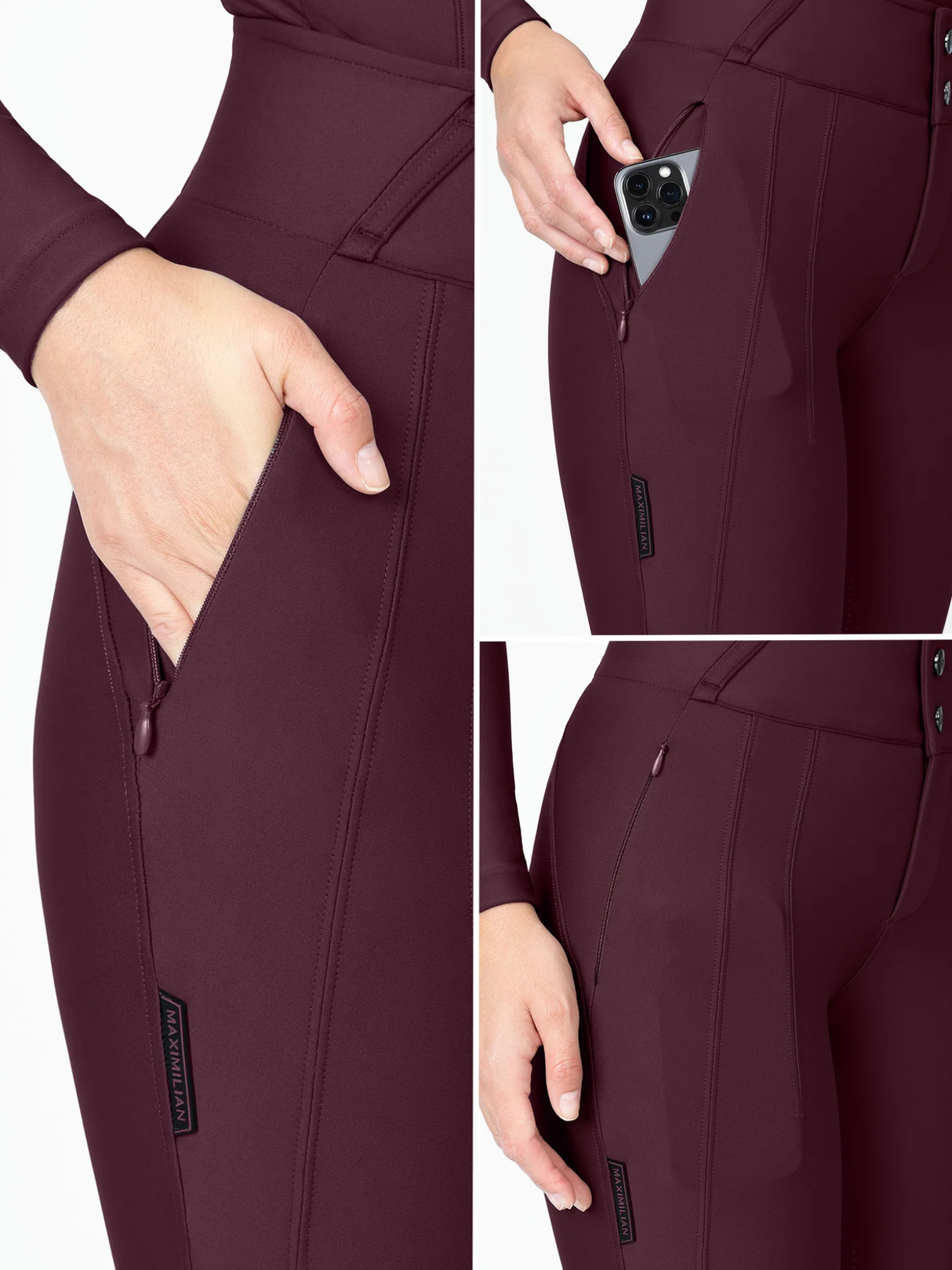 Maximilian Vision Breeches Burgundy
