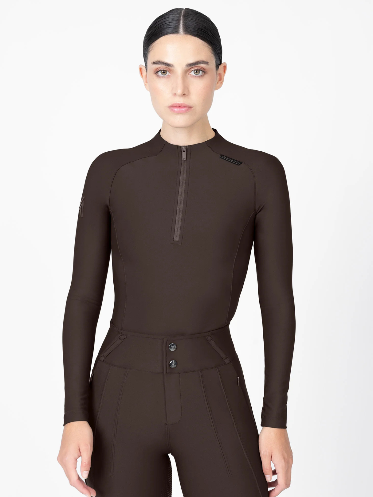 Maximilian Origin Long Sleeve Base Layer Chocolate