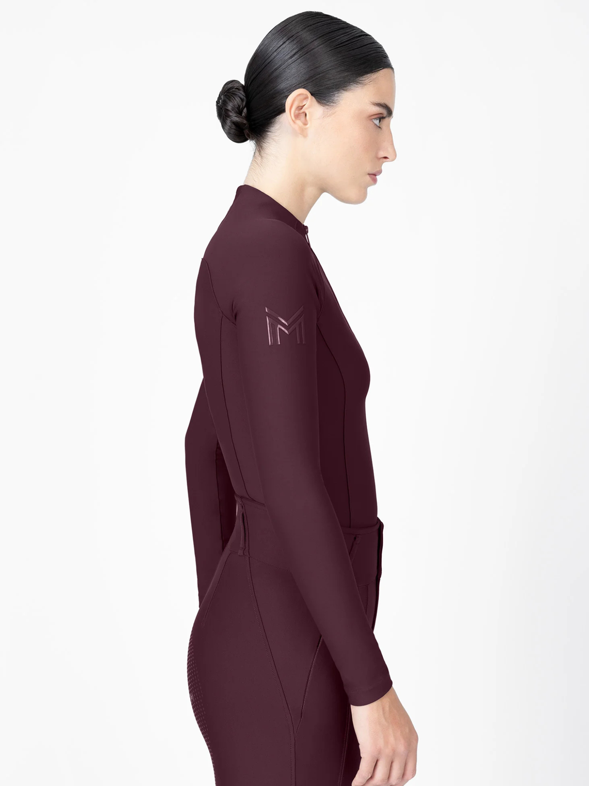 Maximilian Origin Long Sleeve Base Layer Burgundy