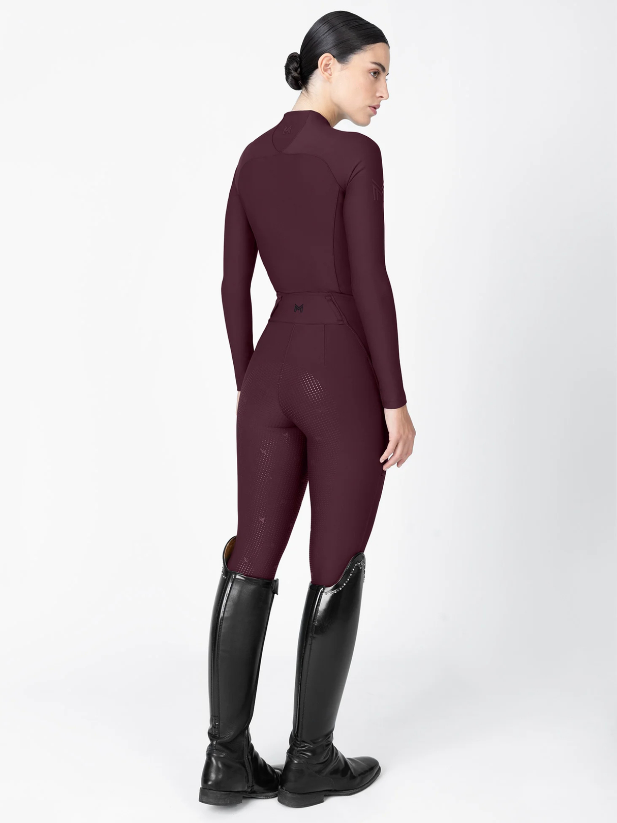 Maximilian Origin Long Sleeve Base Layer Burgundy