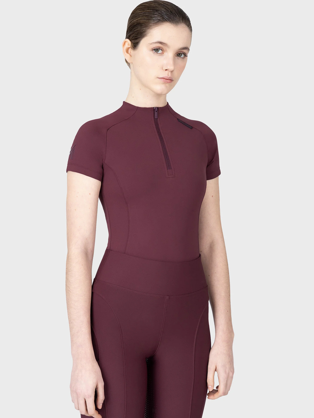 Maximilian Origin Short Sleeve Base Layer Rosewood