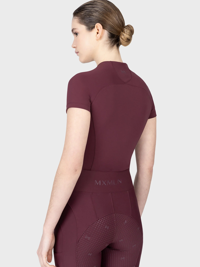 Maximilian Origin Short Sleeve Base Layer Rosewood