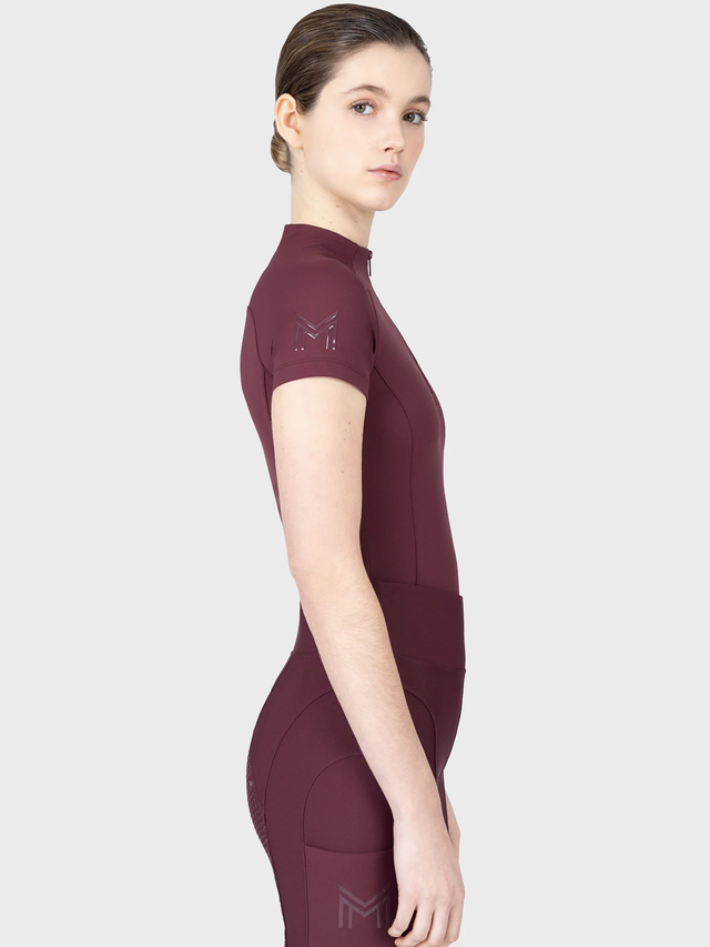 Maximilian Origin Short Sleeve Base Layer Rosewood