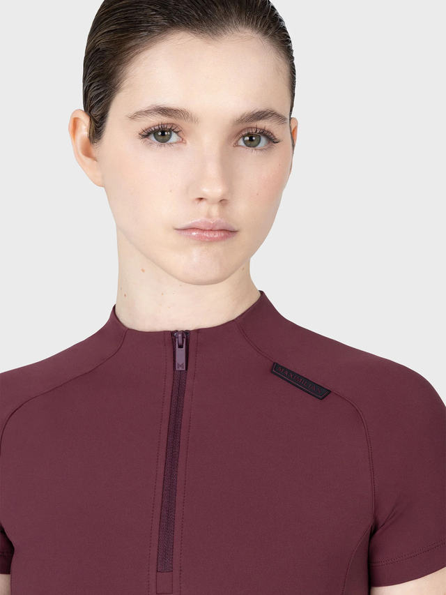 Maximilian Origin Short Sleeve Base Layer Rosewood