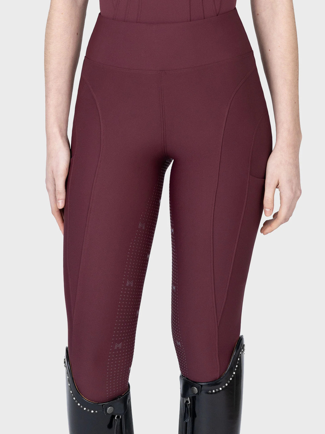 Maximilian Outline Riding Leggings Rosewood