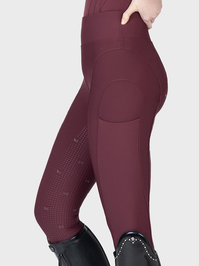Maximilian Outline Riding Leggings Rosewood