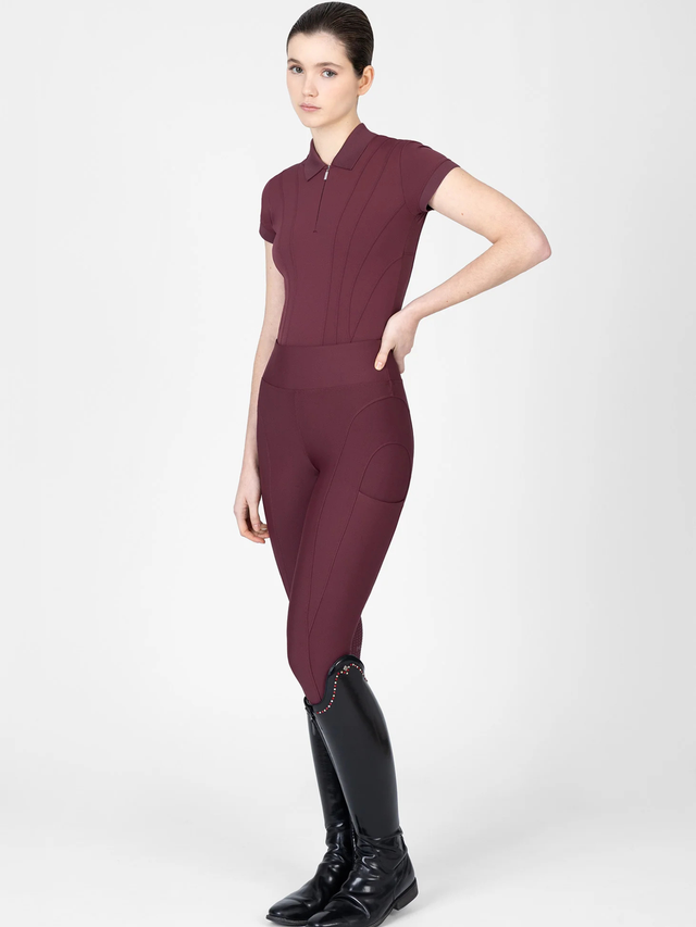 Maximilian Outline Riding Leggings Rosewood
