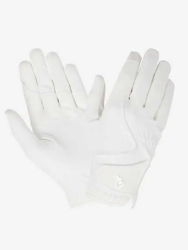 LeMieux Close Contact Gloves White