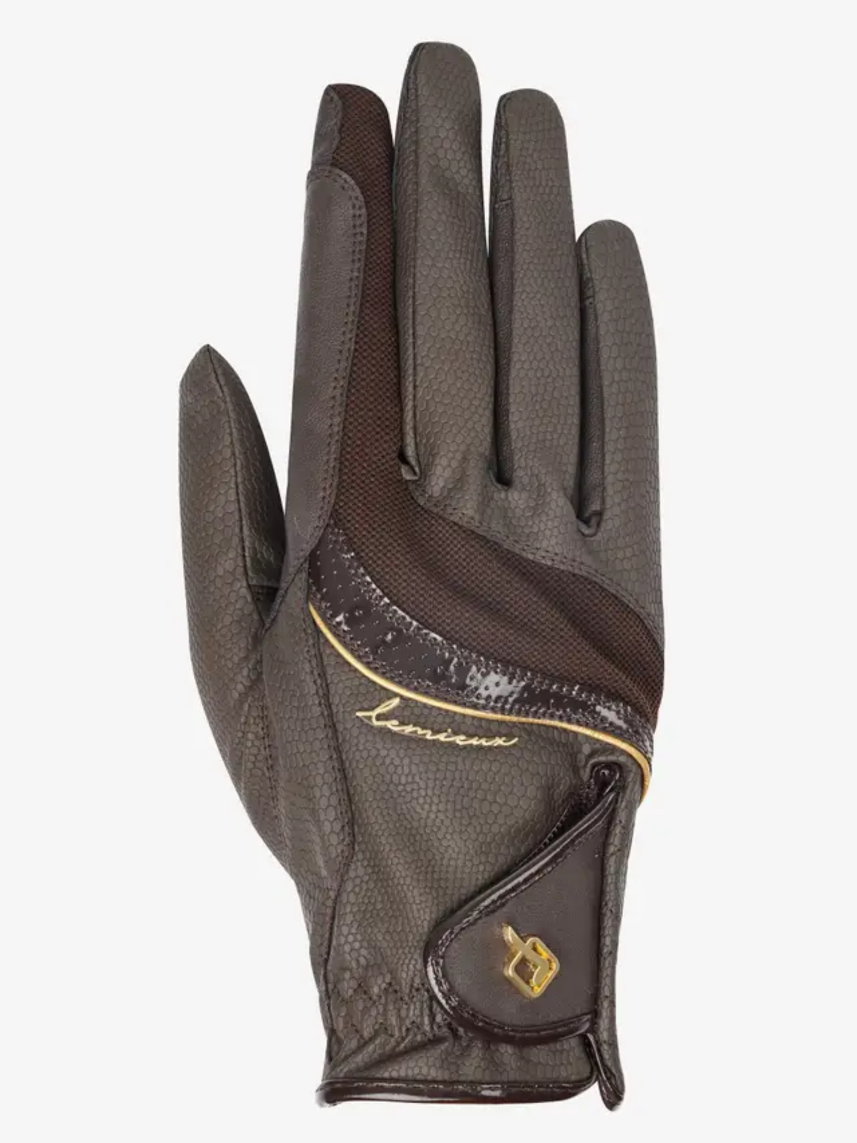 LeMieux Competition Gloves Brown