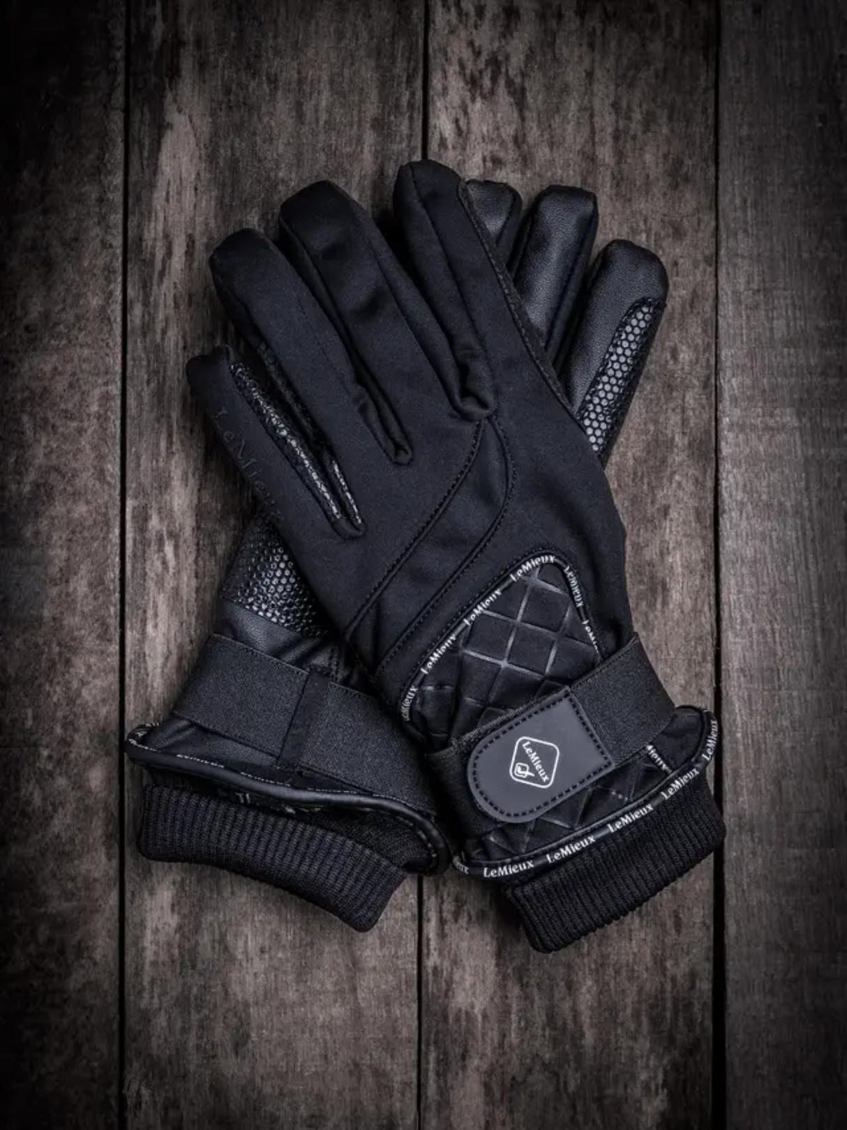LeMieux Waterproof Lite Gloves Black