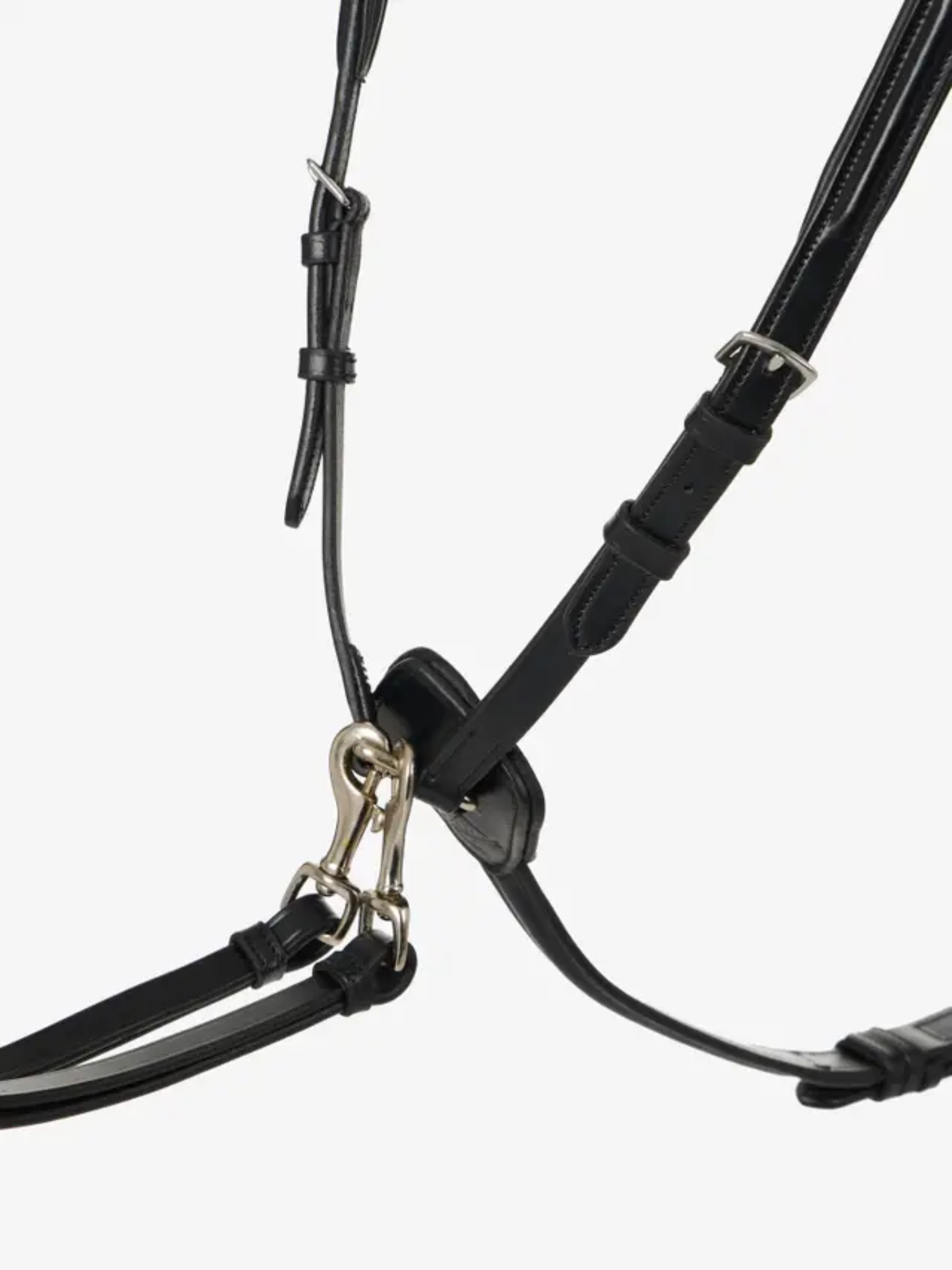 LeMieux Breastplate (D-Ring Attachment) Black/Silver