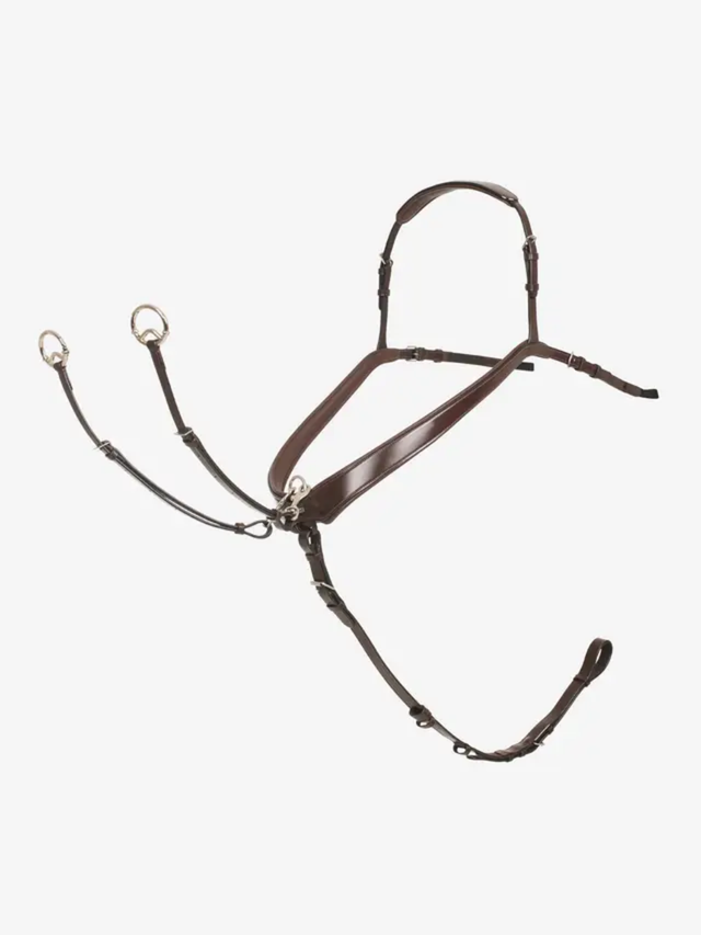 LeMieux Kudos Bridge Breastplate Havana
