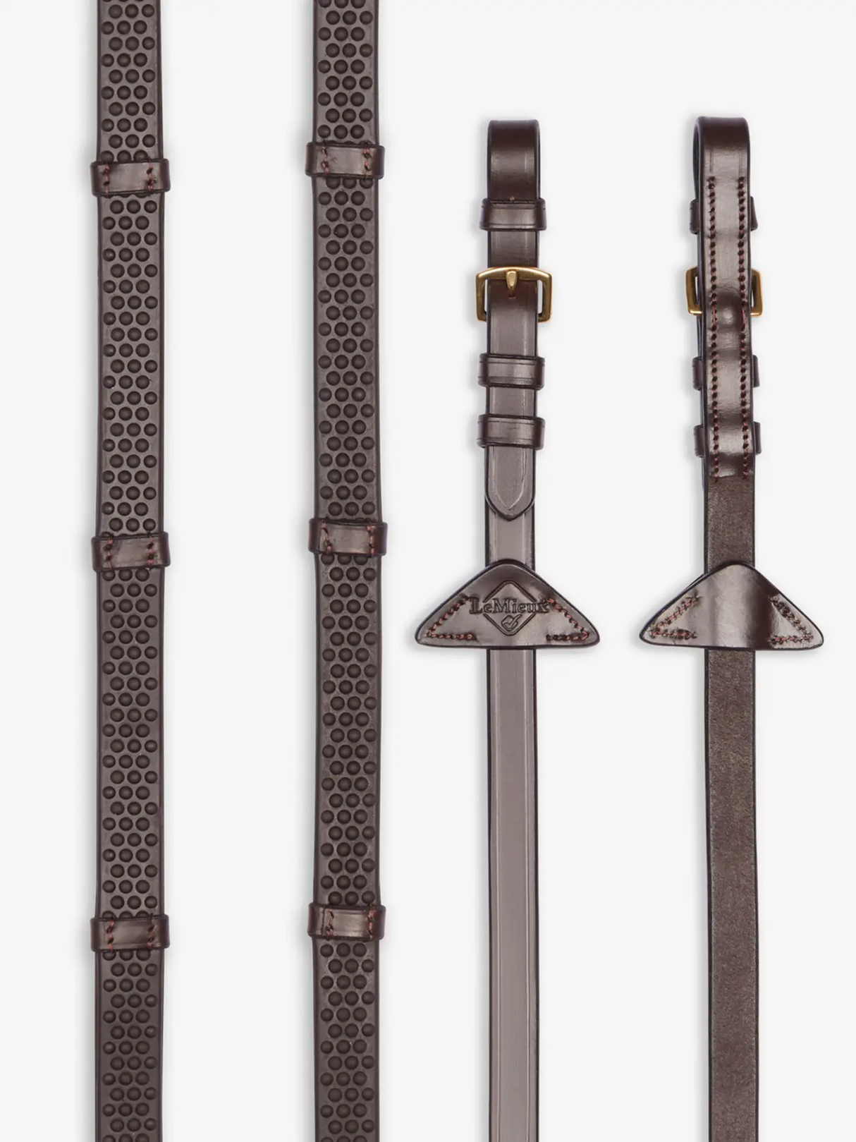 LeMieux Soft Rubber Reins with Stoppers