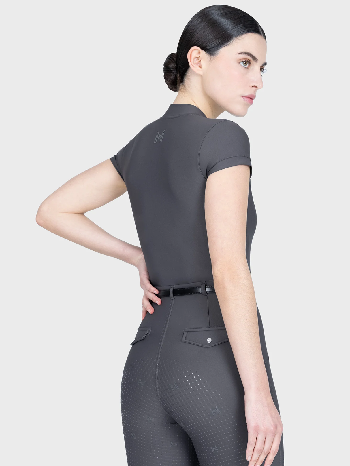 Maximilian Velya Short Sleeve Base Layer Graphite