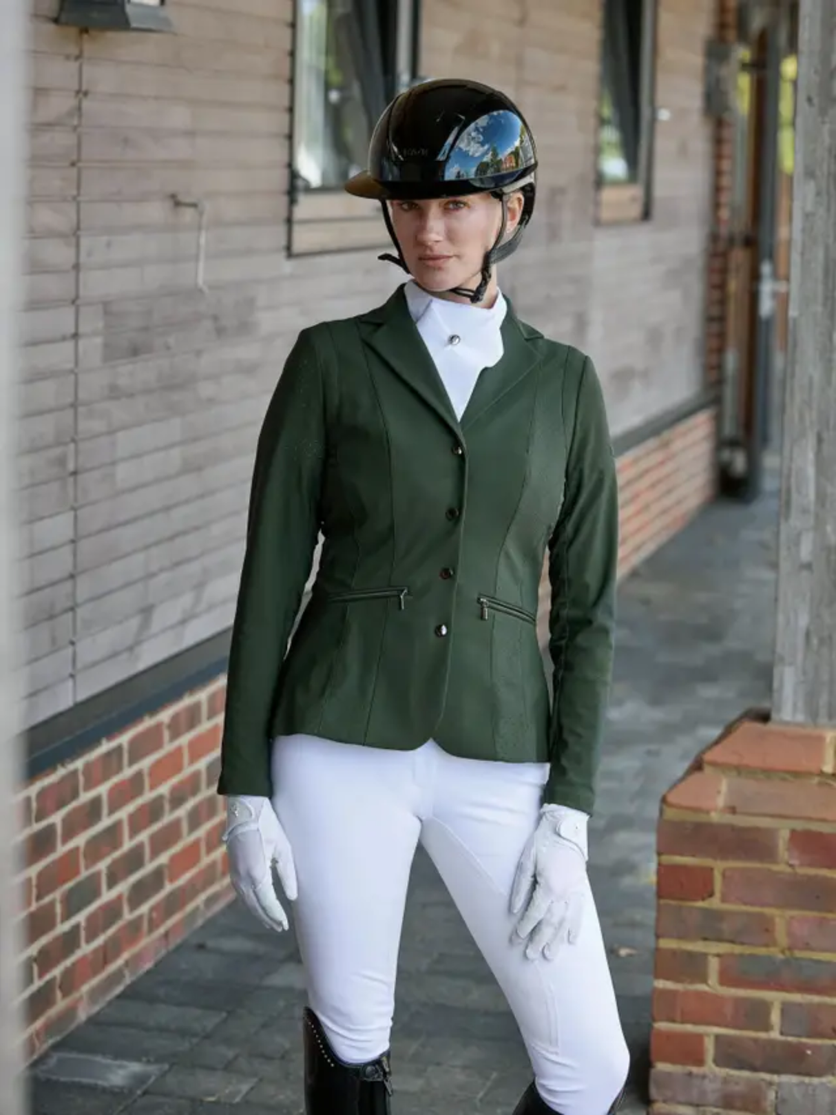 LeMieux Jessica Mesh Show Jacket Pine Green