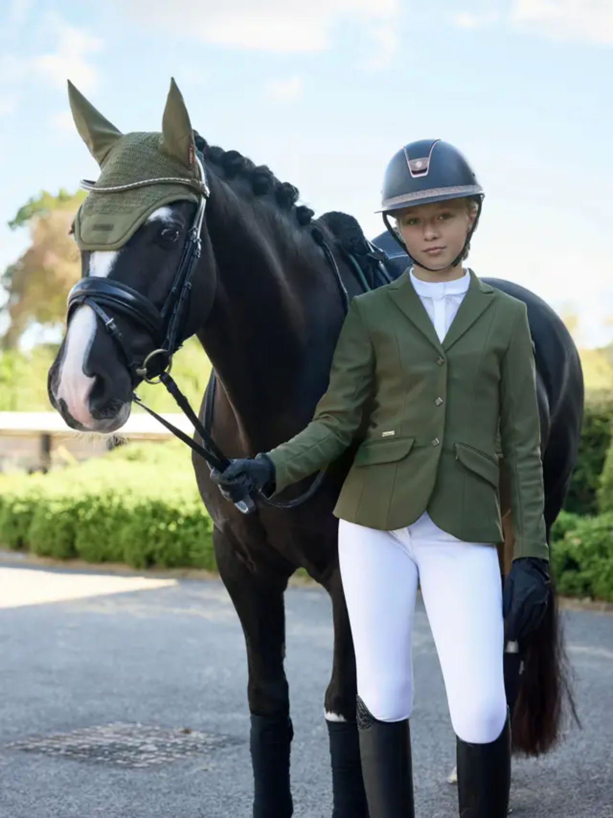 LeMieux Young Rider Kennedy Show Jacket Pine Green