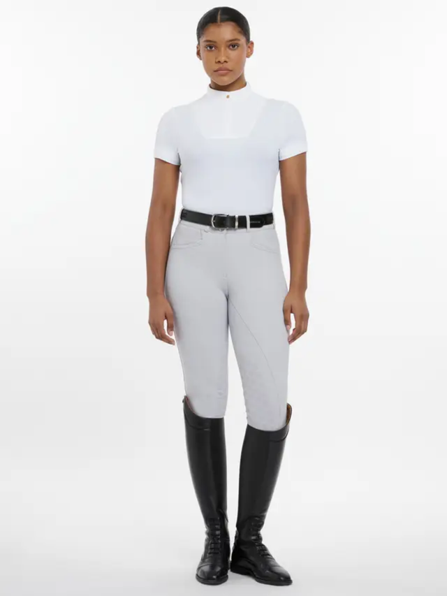 LeMieux Sophia Short Sleeve Show Shirt White