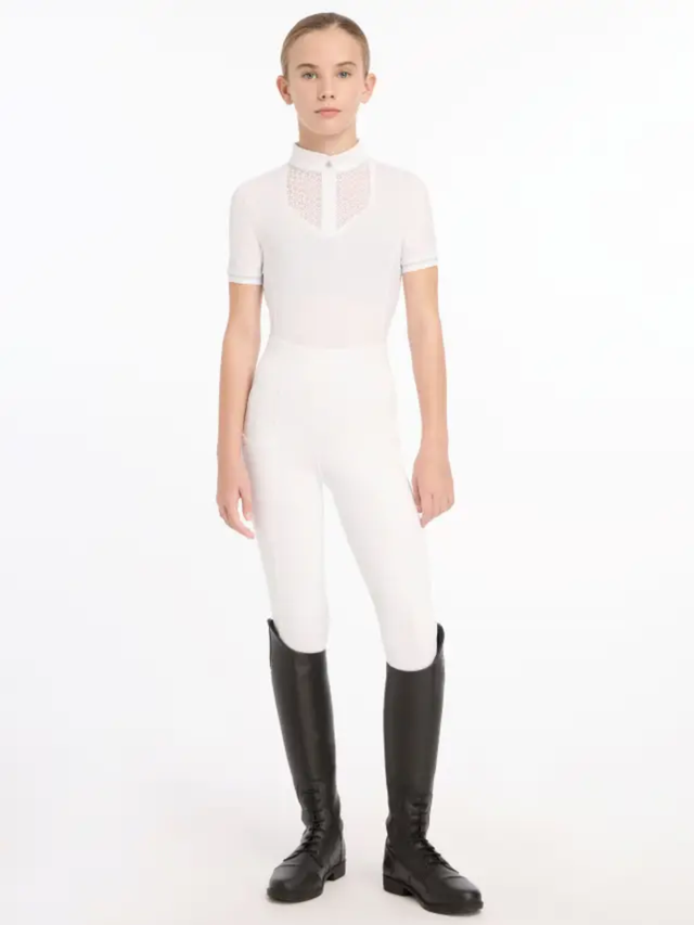 LeMieux Young Rider Belle Show Shirt White