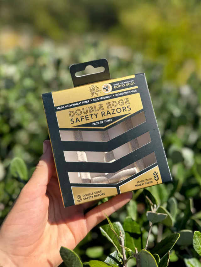 Hairy Pony Double Edge Safety Razors - 3 Pack