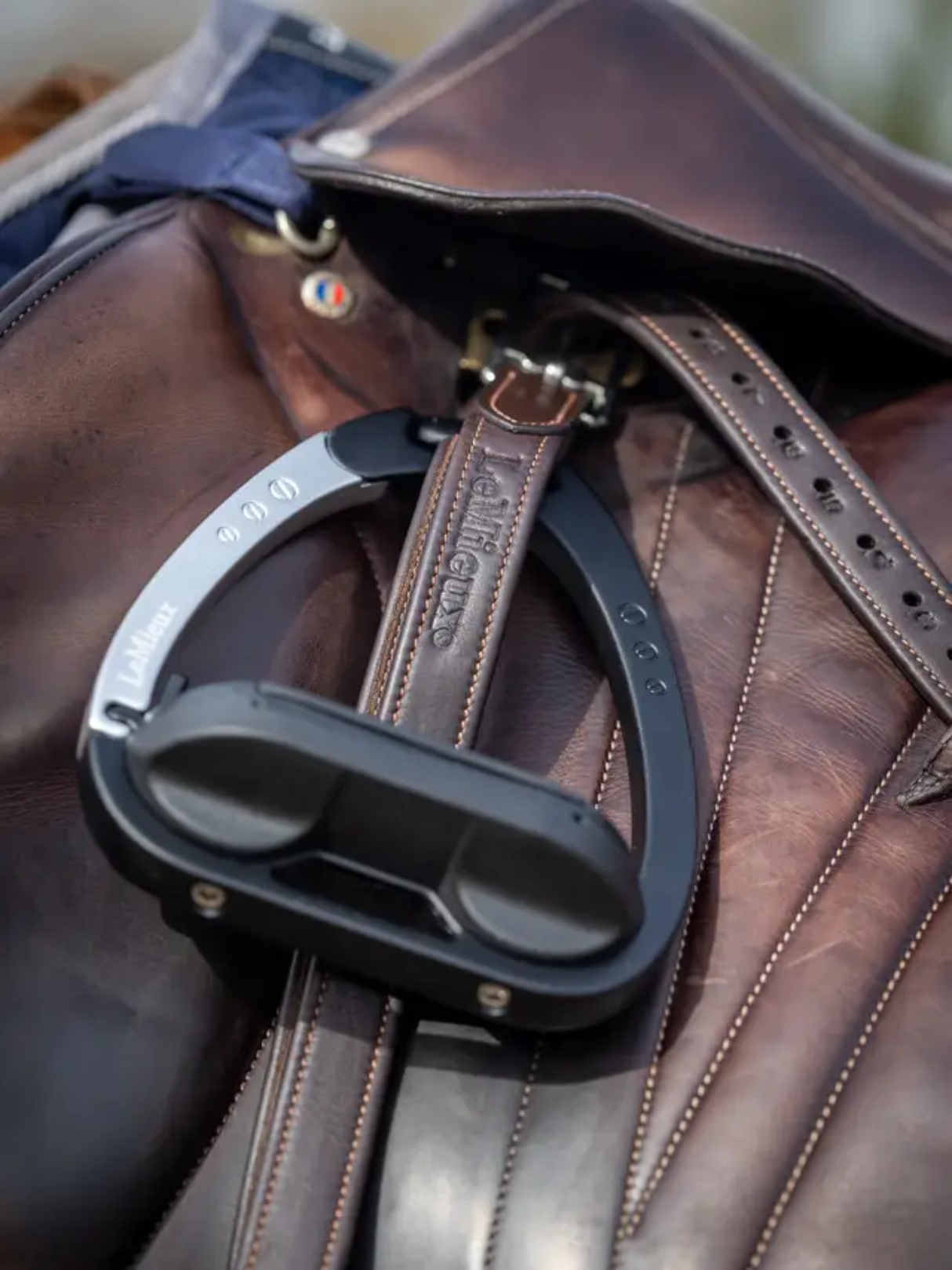 LeMieux Vector Stirrup Leather Brown