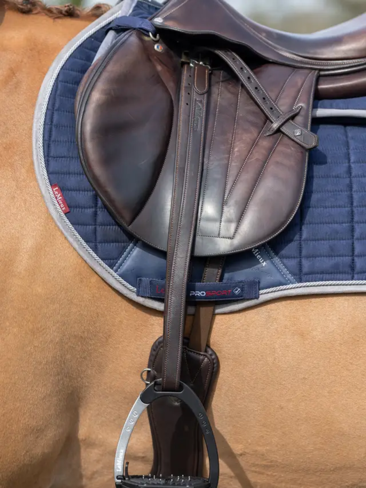 LeMieux Vector Stirrup Leather Brown