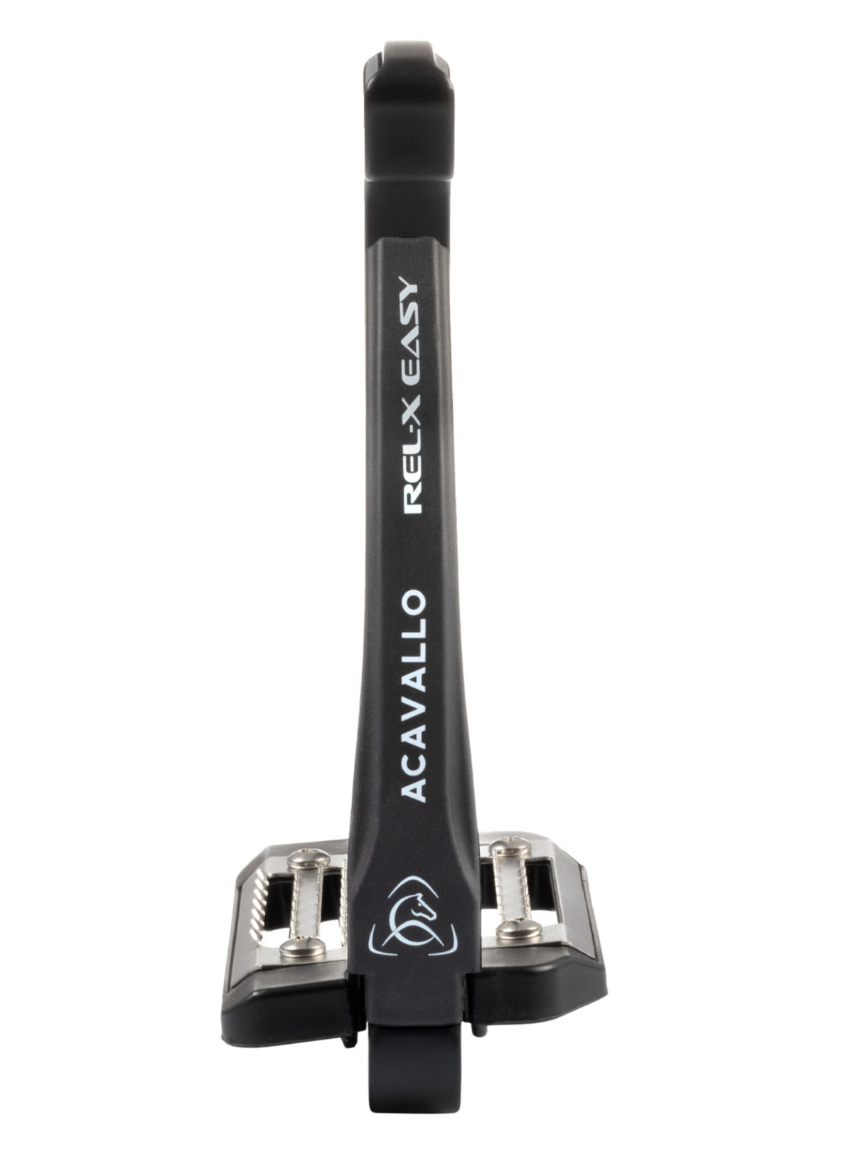 Acavallo Rel-X Easy Stirrups Shaped Arm Black