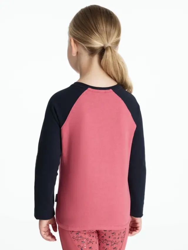 LeMieux Mini Jamie Chancer Long Sleeve Top Cranberry