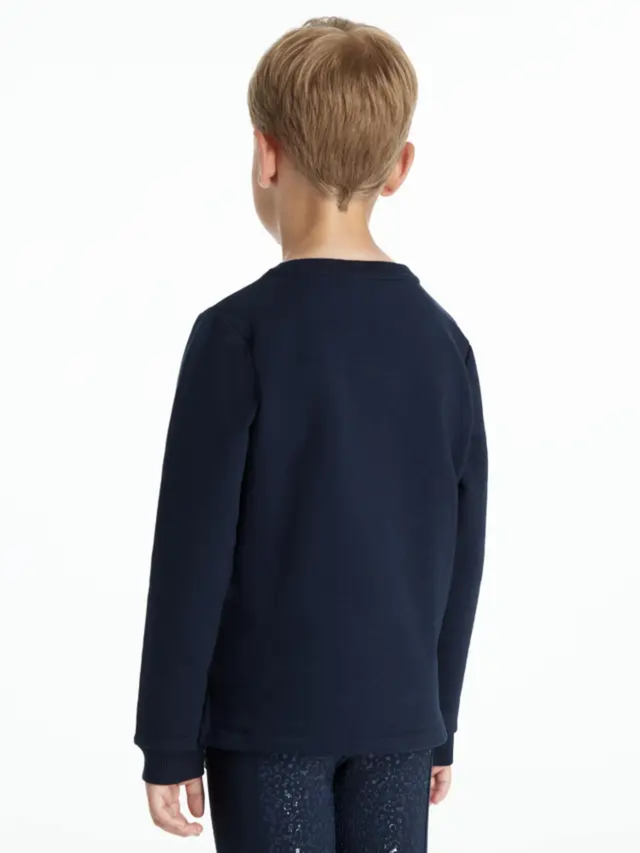 LeMieux Mini Poppy Long Sleeve Top Navy