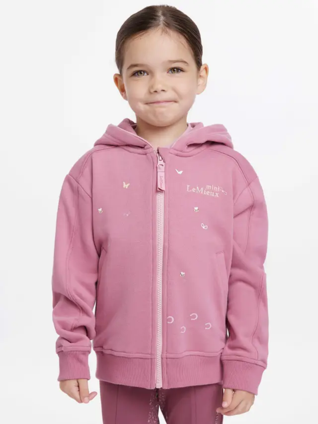 LeMieux Mini Charlie Zip Through Hoodie Peony